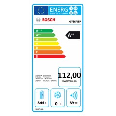 Bosch Ψυγείο Μονόπορτο KSV36AIEP (346lt A++) Bosch Ψυγείο Μονόπορτο KSV36AIEP (346lt A++)